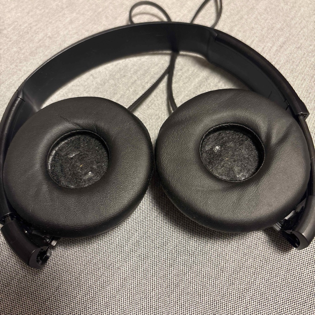 SONY(ソニー)のSONY 有線ヘッドホン ブラック スマホ/家電/カメラのオーディオ機器(ヘッドフォン/イヤフォン)の商品写真
