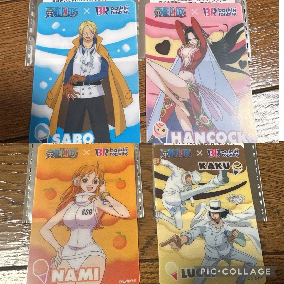 ワンピース サーティワン オリジナルコレクションカード エンタメ/ホビーのアニメグッズ(カード)の商品写真