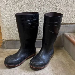 コウシンゴム(弘進ゴム)の弘進ゴム ハイブリーダーガード 黒色　25.5  安全長靴　抗菌　 ザクタス(レインブーツ/長靴)