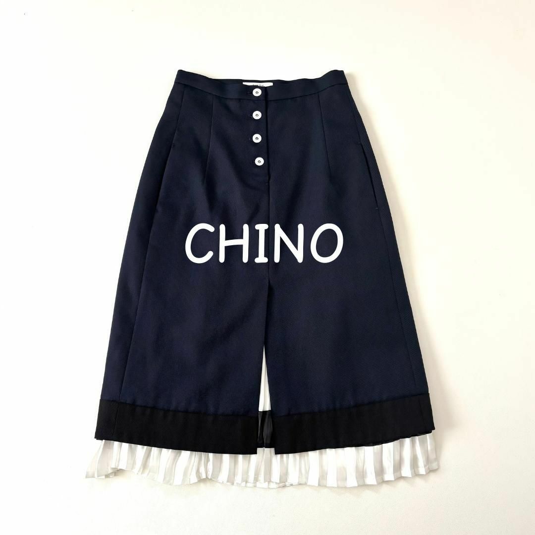 【送料込】 CINOH バッグプリーツスカート チノ スカート