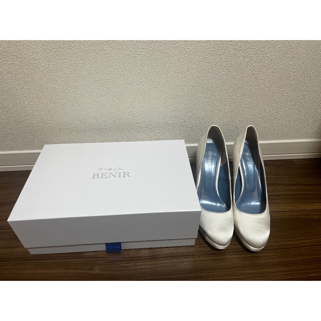 BENIR ウェディングシューズ 24センチ（37） 靴/シューズ