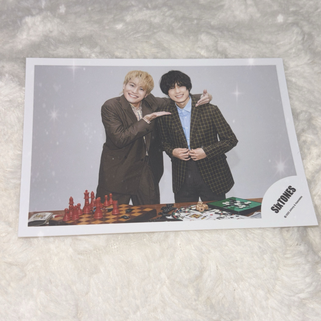 SixTONES(ストーンズ)の128. SixTONES 松村北斗 森本慎太郎 公式写真 エンタメ/ホビーのタレントグッズ(アイドルグッズ)の商品写真