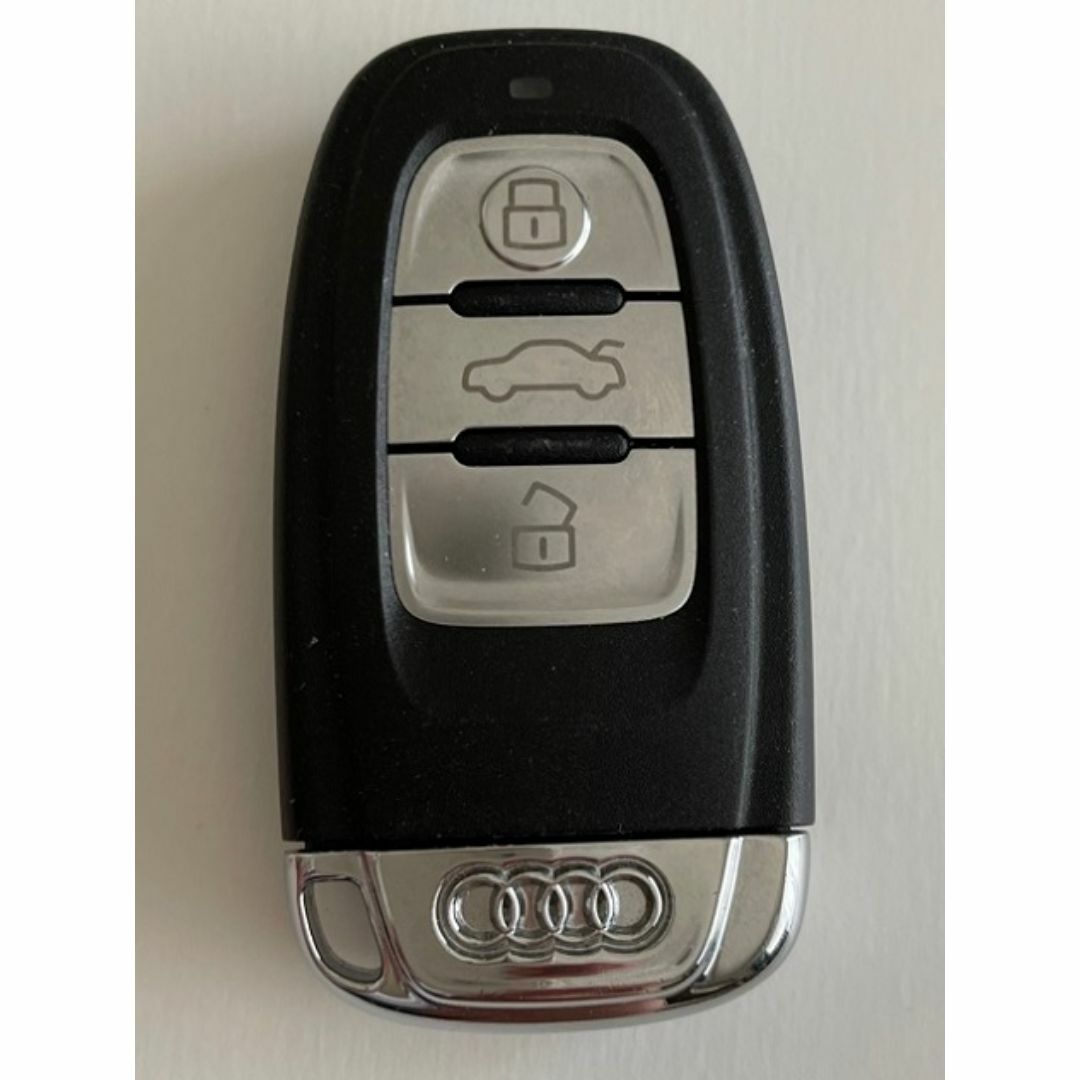 牛革 ぴったりフィット アウディ スマートキーケース A前期 パステルパープル1 自動車/バイクの自動車(車内アクセサリ)の商品写真