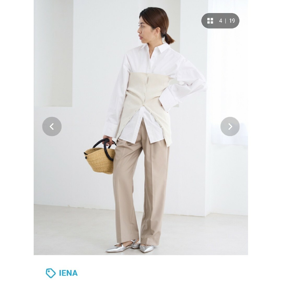 IENA(イエナ)のIENA リブビスチェ レディースのトップス(ベアトップ/チューブトップ)の商品写真