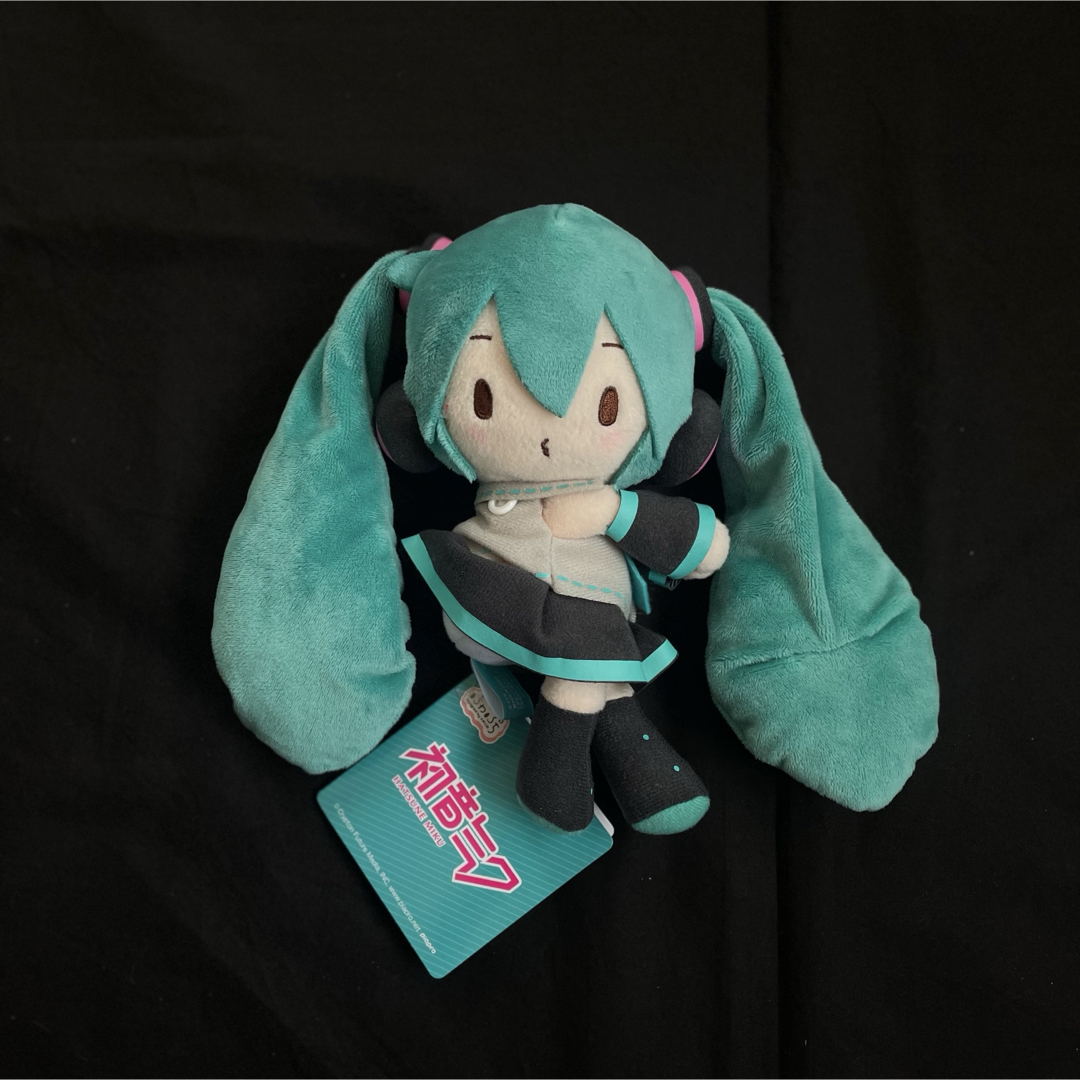 初音ミク ふわぷちくっつきぬいぐるみ エンタメ/ホビーのおもちゃ/ぬいぐるみ(ぬいぐるみ)の商品写真