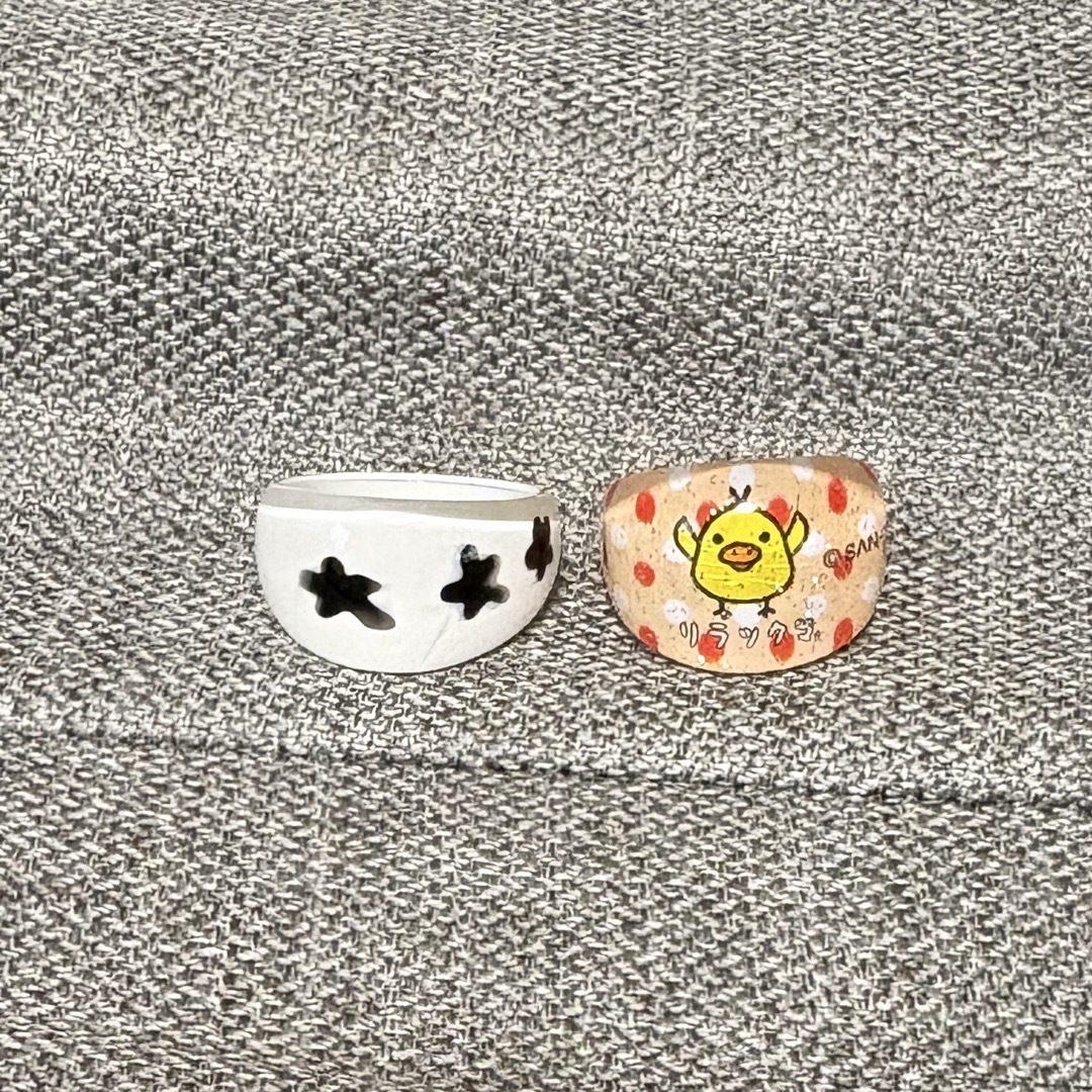 キイロイトリ 指輪 リング エンタメ/ホビーのおもちゃ/ぬいぐるみ(キャラクターグッズ)の商品写真