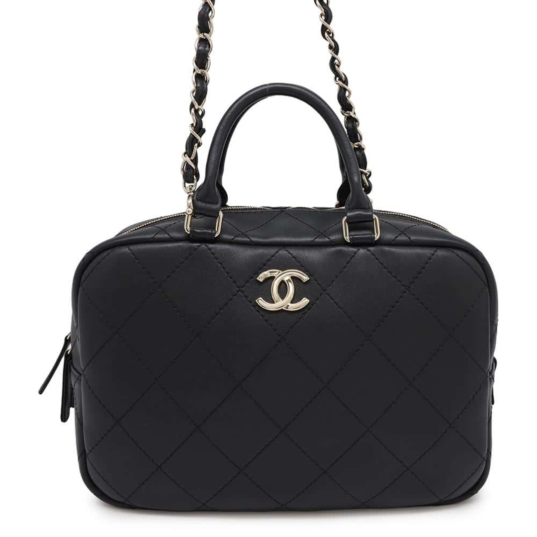 CHANEL - シャネル ハンドバッグ マトラッセ ココマーク CHANEL - シャネル ハンドバッグ マトラッセ ココマーク