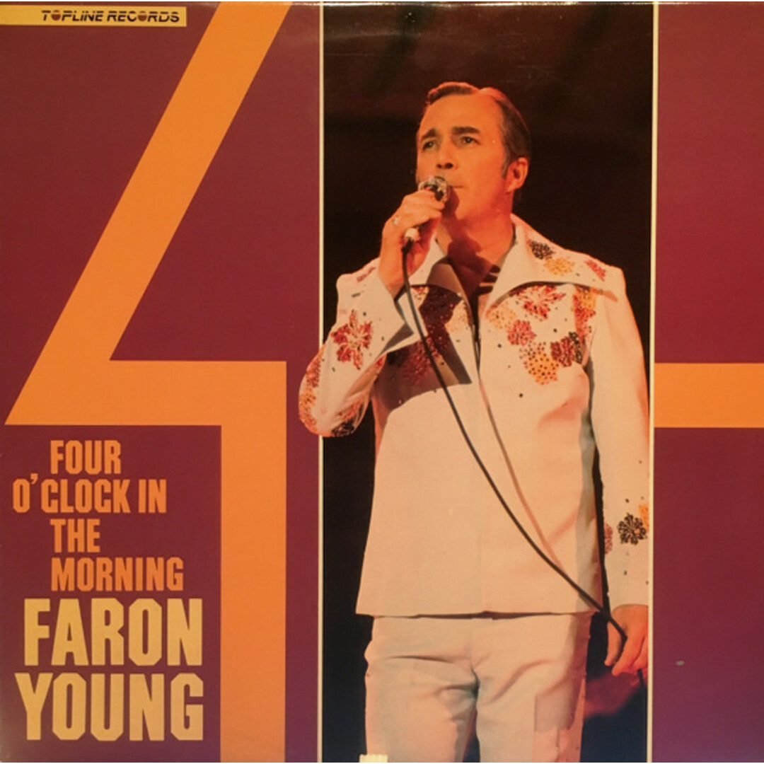 英LP Faron Young Four In The Morning TOP144 Topline Records /00260 エンタメ/ホビーのエンタメ その他(その他)の商品写真