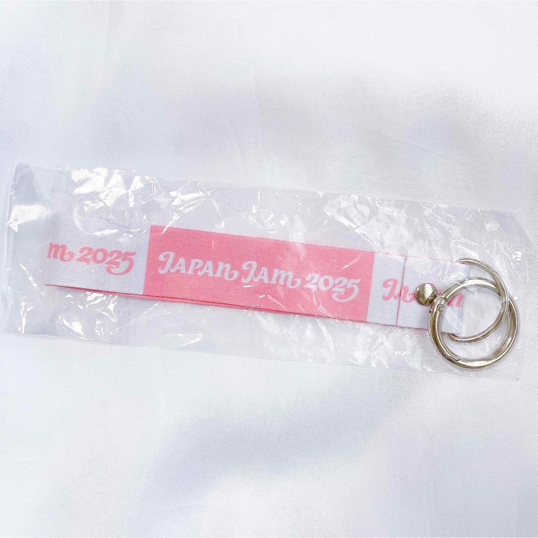 JAPANJAM2025 ガチャ ラインテープストラップ ピンク ジャパンジャム エンタメ/ホビーのタレントグッズ(ミュージシャン)の商品写真