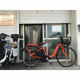 ヤマハ(ヤマハ)の地域限定送料無料　パス　ウィズ　12,3AH　オレンジ　神戸市　電動自転車　(自転車本体)
