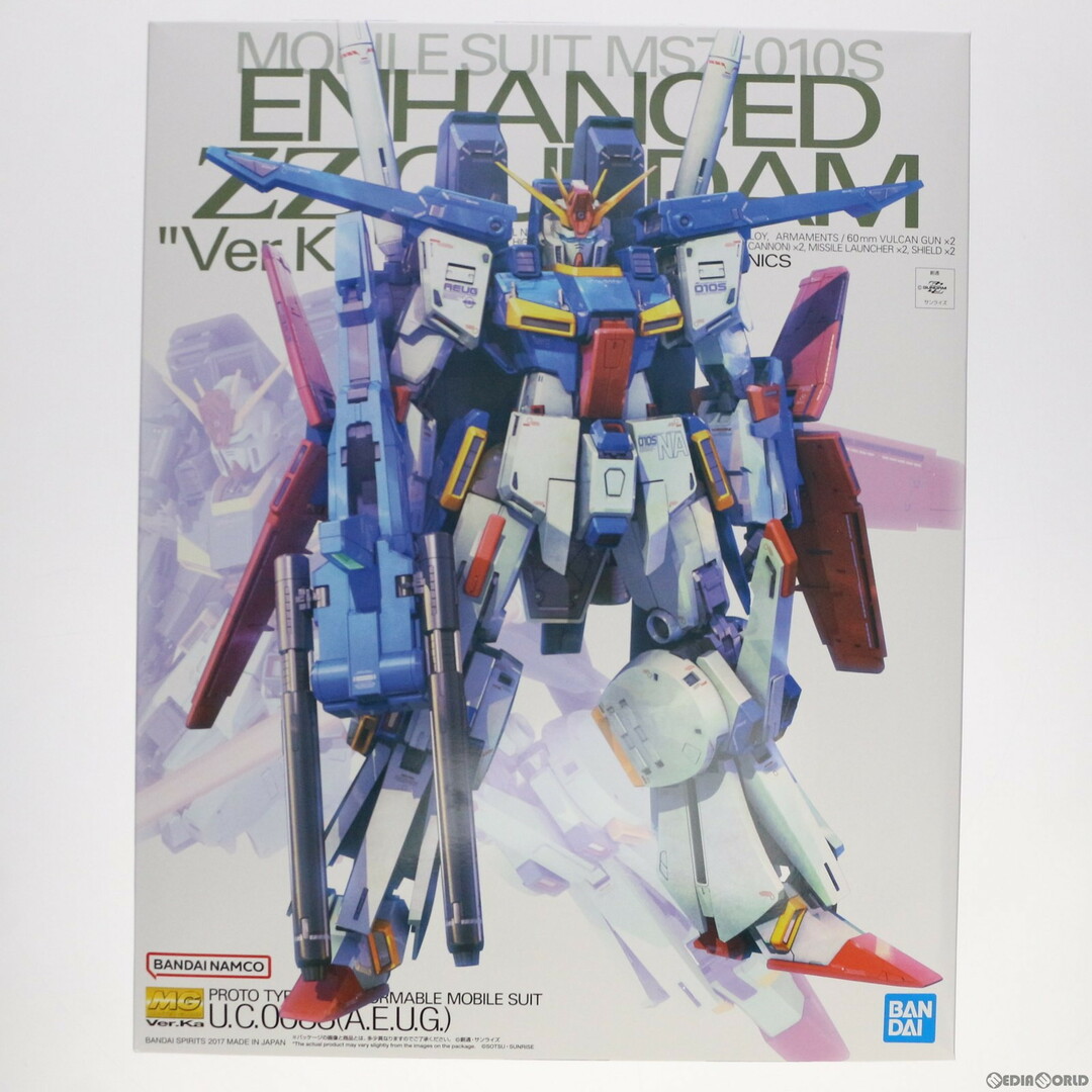 BANDAI(バンダイ)のプレミアムバンダイ限定 MG 1/100 MSZ-010S 強化型ダブルゼータガンダム Ver.Ka 機動戦士ガンダムZZ(ダブルゼータ) プラモデル(5064225) バンダイスピリッツ エンタメ/ホビーのおもちゃ/ぬいぐるみ(プラモデル)の商品写真
