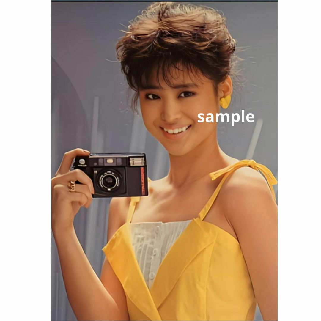松田聖子 写真L版 「キャノン」 エンタメ/ホビーのタレントグッズ(アイドルグッズ)の商品写真