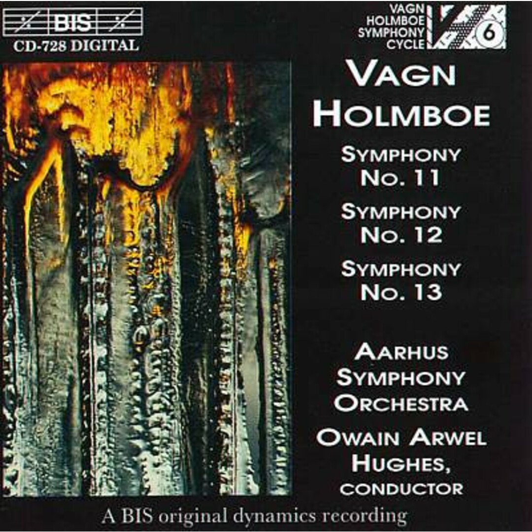 スウェーデンCD オヴァイン・アルヴェル・フーエ ホムルボー:交響曲 第11番、12番、13番 BISCD728 BIS /00110 エンタメ/ホビーのCD(クラシック)の商品写真