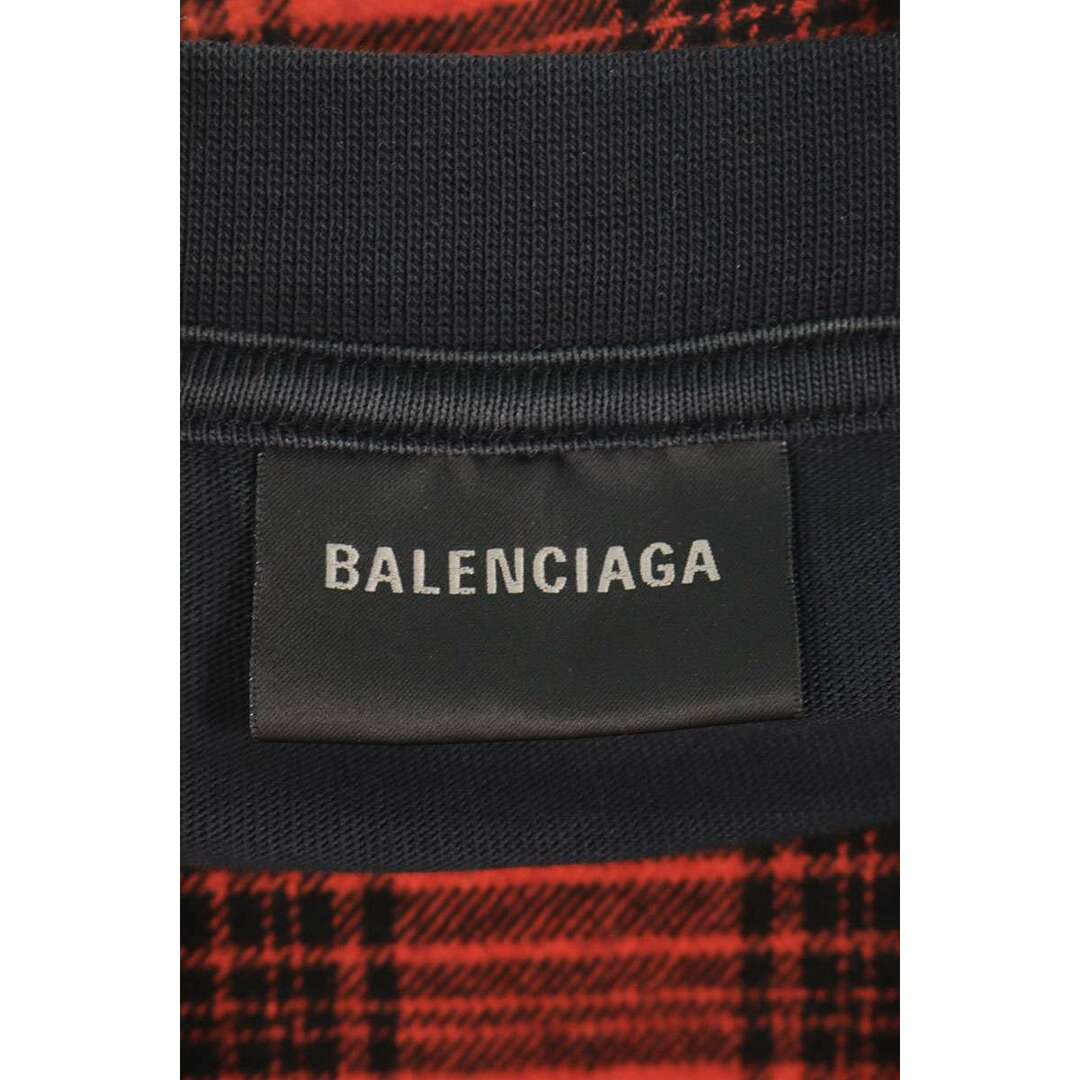 BALENCIAGA - バレンシアガ 699371 TNM25 ドッキングチェック柄 BALENCIAGA - バレンシアガ 699371 TNM25 ドッキングチェック柄
