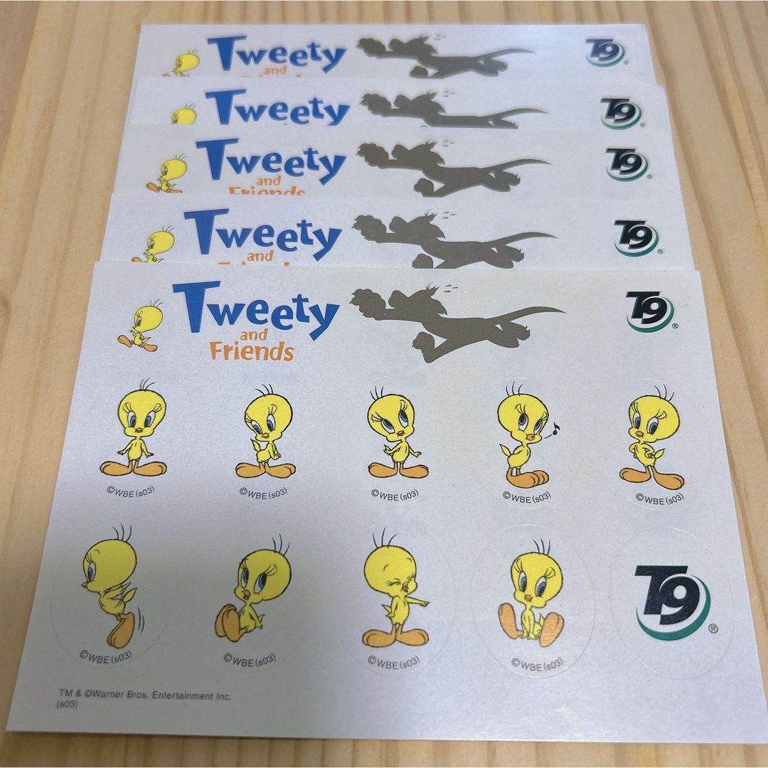 トゥイーティー シール エンタメ/ホビーのおもちゃ/ぬいぐるみ(キャラクターグッズ)の商品写真