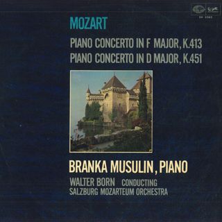 LP Branka Musulin, Waiter Born, S モーツァルト : ピアノ協奏曲 K413 / K451 SH5263 SEVEN SEAS /00260(その他)