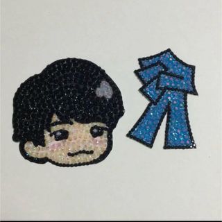 Aぇ! group 正門良規 うちわデコ デコうちわ ストーンデコ パーツ