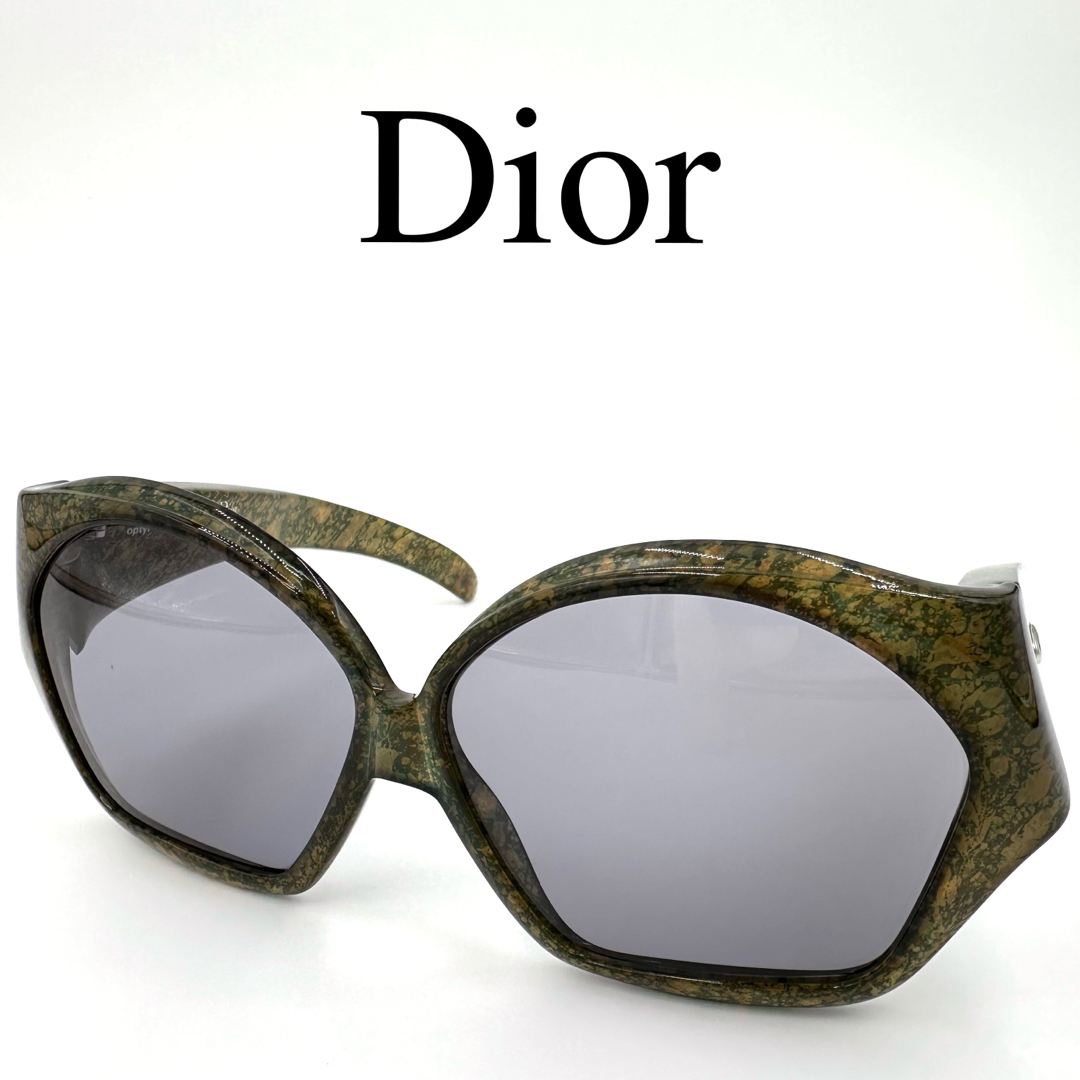 Christian Dior(クリスチャンディオール)のChristian Dior ディオール サングラス 度なし 2028-80 レディースのファッション小物(サングラス/メガネ)の商品写真