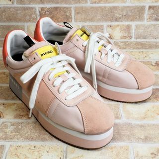 DIESEL - 【DIESEL/ディーゼル⭐パステルカラー ブロック 厚底 DIESEL - 【DIESEL/ディーゼル⭐パステルカラー ブロック 厚底