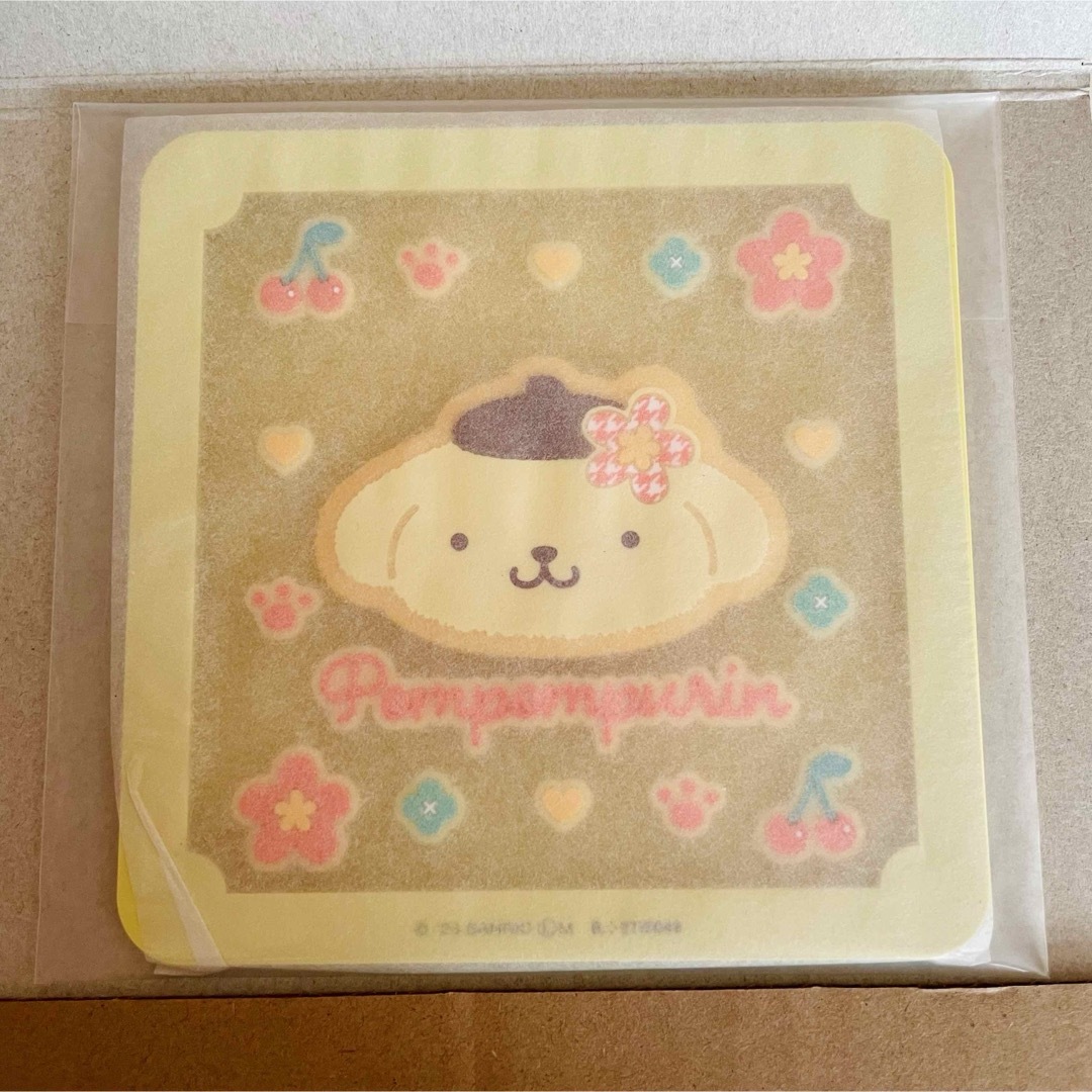 BANDAI(バンダイ)のポムポムプリン ラバーコースター カオハナ エンタメ/ホビーのおもちゃ/ぬいぐるみ(キャラクターグッズ)の商品写真