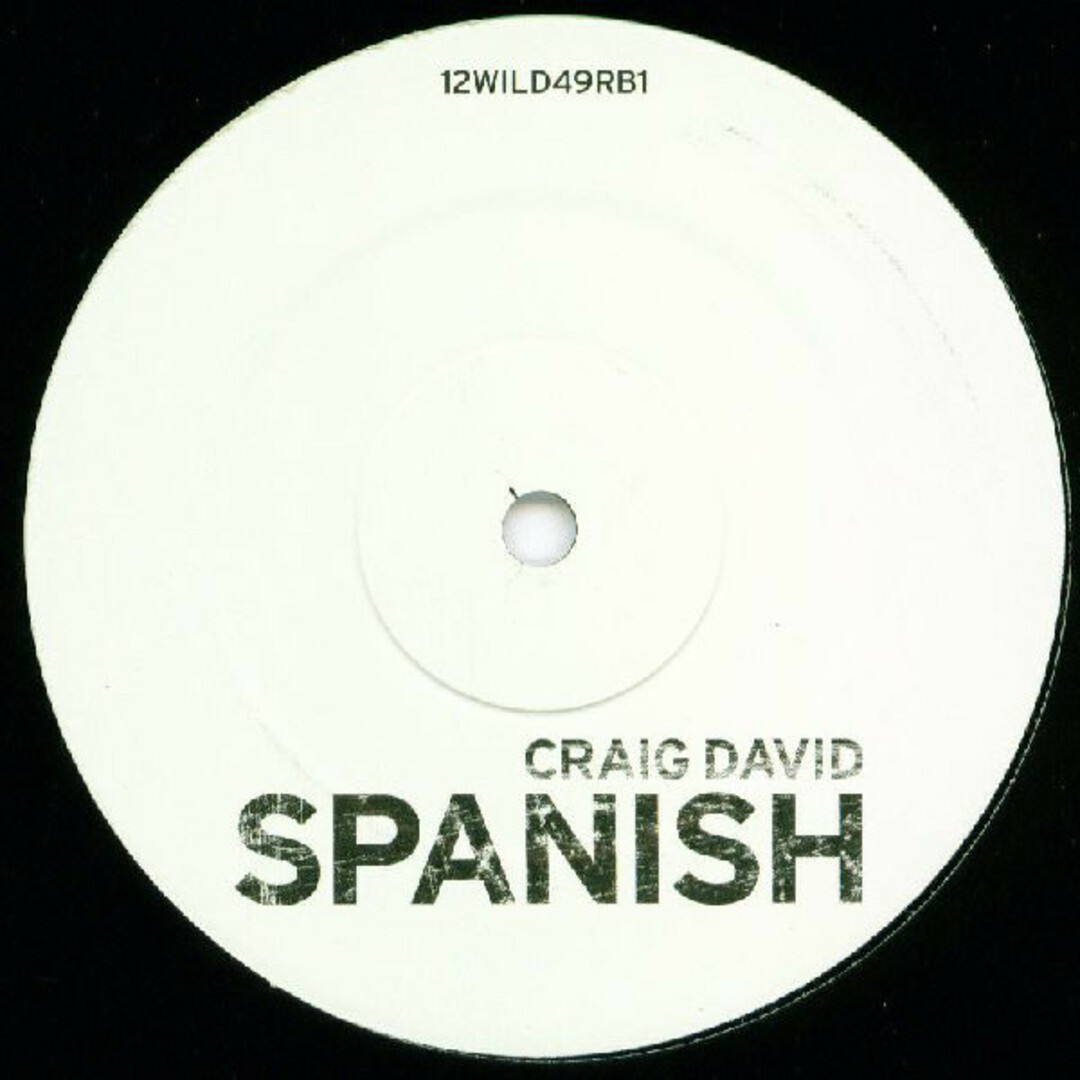 12" Craig David Spanish 12WILD49RB1 Wildstar Records /00250 エンタメ/ホビーのエンタメ その他(その他)の商品写真