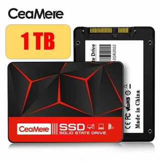 E067【新品SSD 1TB】CeaMere 2.5インチ 高速(PCパーツ)