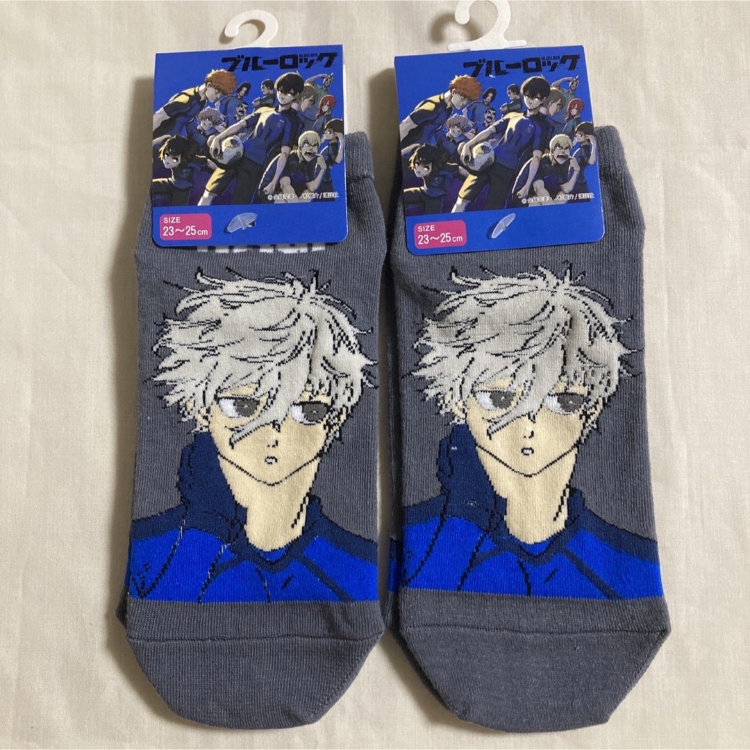 ブルーロック 凪誠士郎 靴下 ソックス 23-25センチ 2足セット エンタメ/ホビーのアニメグッズ(その他)の商品写真