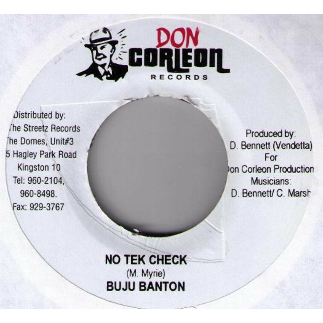 ジャマイカ7” Buju Banton No Tek Check NONE Don Corleon Records /00080 エンタメ/ホビーのエンタメ その他(その他)の商品写真
