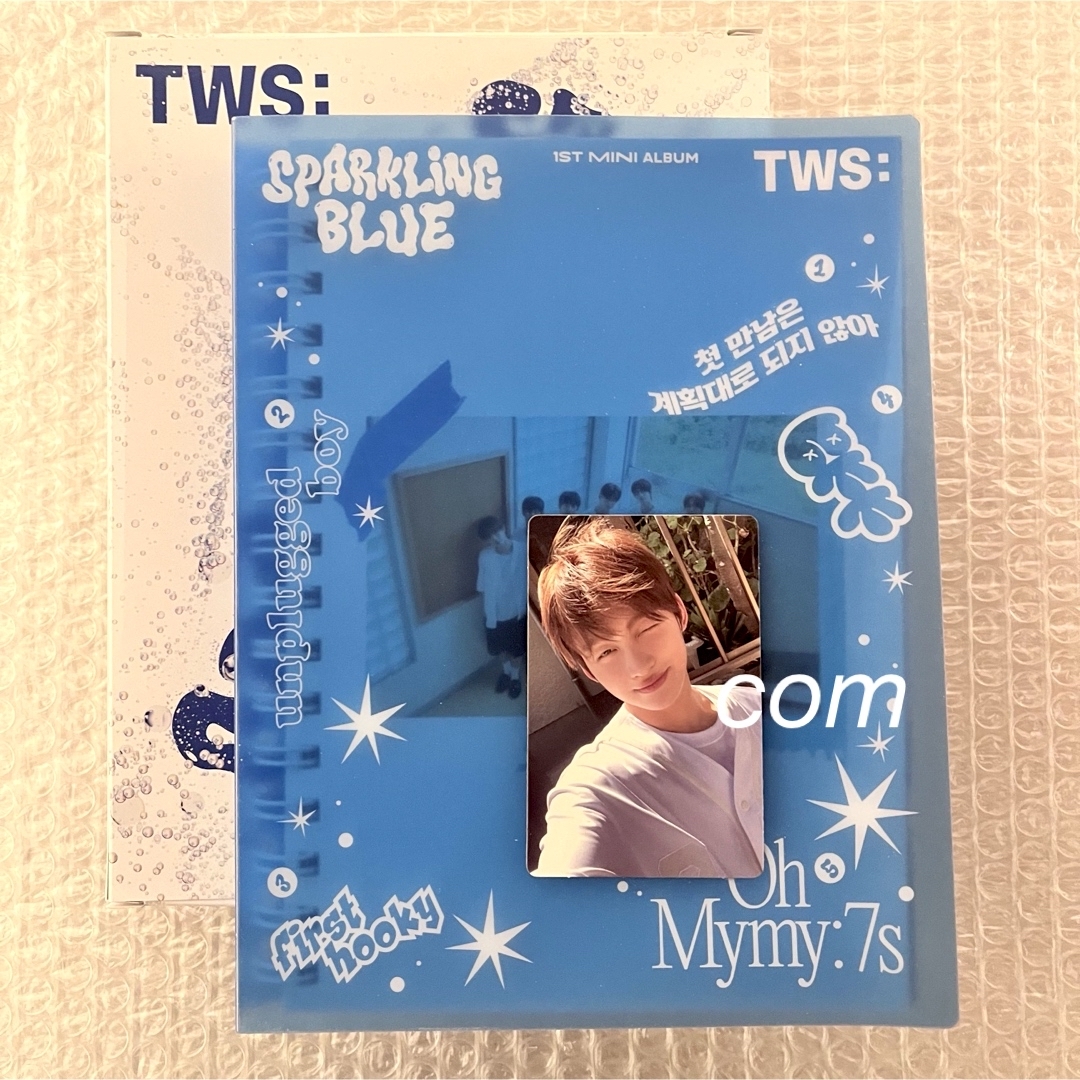 ジフン TWS sparkling blue トレカ アルバム CD 新品未使用 エンタメ/ホビーのCD(K-POP/アジア)の商品写真