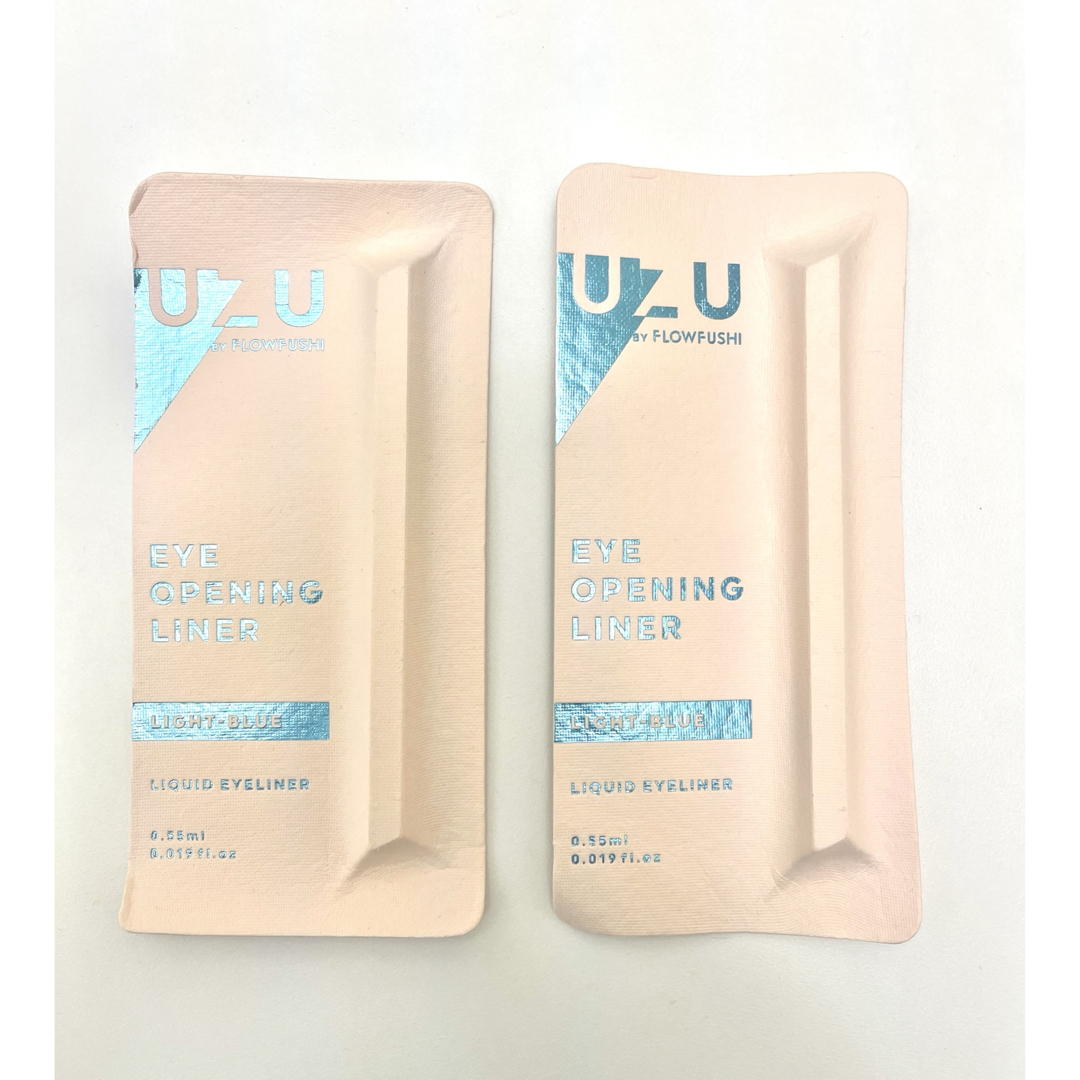 FLOWFUSHI(フローフシ)のUZU EYE OPENING LINER LIGHT-BLUE 2個セット コスメ/美容のベースメイク/化粧品(アイライナー)の商品写真