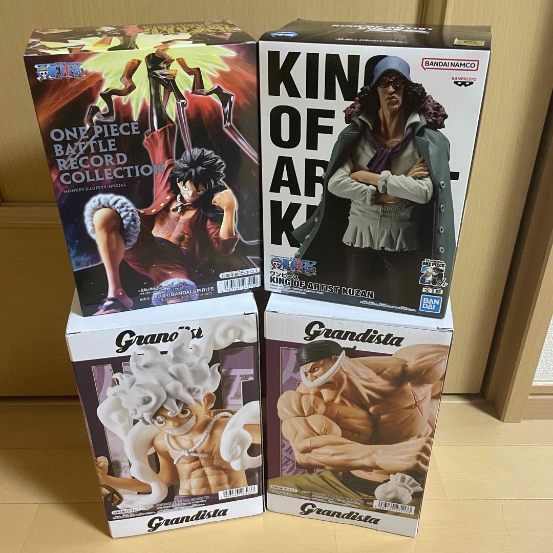 ONE PIECE(ワンピース)のワンピース フィギュア 4点セット エンタメ/ホビーのフィギュア(アニメ/ゲーム)の商品写真