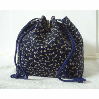 印傳屋　ポーチ　すきや袋　銀杏鶴と青海波文　甲州印伝　鹿皮　茶道　バック 印傳屋 INDEN-YA No.14 ポーチ 4414｜【正規販売店】カバン