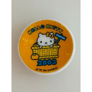 ハローキティ(ハローキティ)のハローキティ　30周年記念 蜜柑　ミニ絵皿　陶器　サンリオ　ミニチュア　プレート(キャラクターグッズ)
