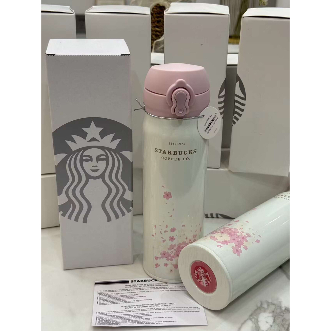 STARBUCKS 水筒 魔法瓶 ステンレスボトル 500ml 保冷 保温 インテリア/住まい/日用品のキッチン/食器(タンブラー)の商品写真