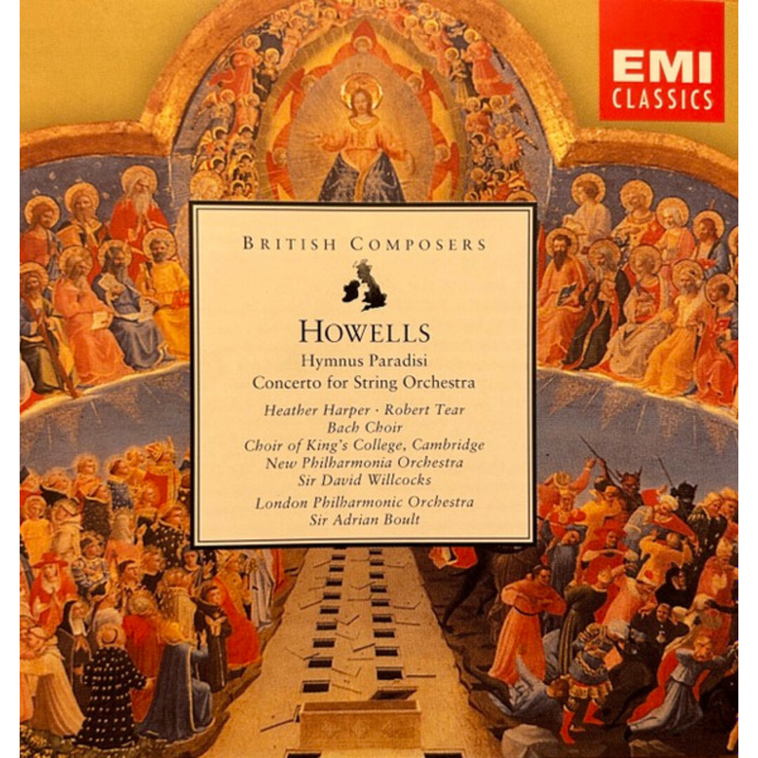 CD Herbert Howells, Heather Harpe Hymnus Paradisi. Concerto For String Orchestra. CDM5671192 EMI Classics /00110 エンタメ/ホビーのCD(クラシック)の商品写真