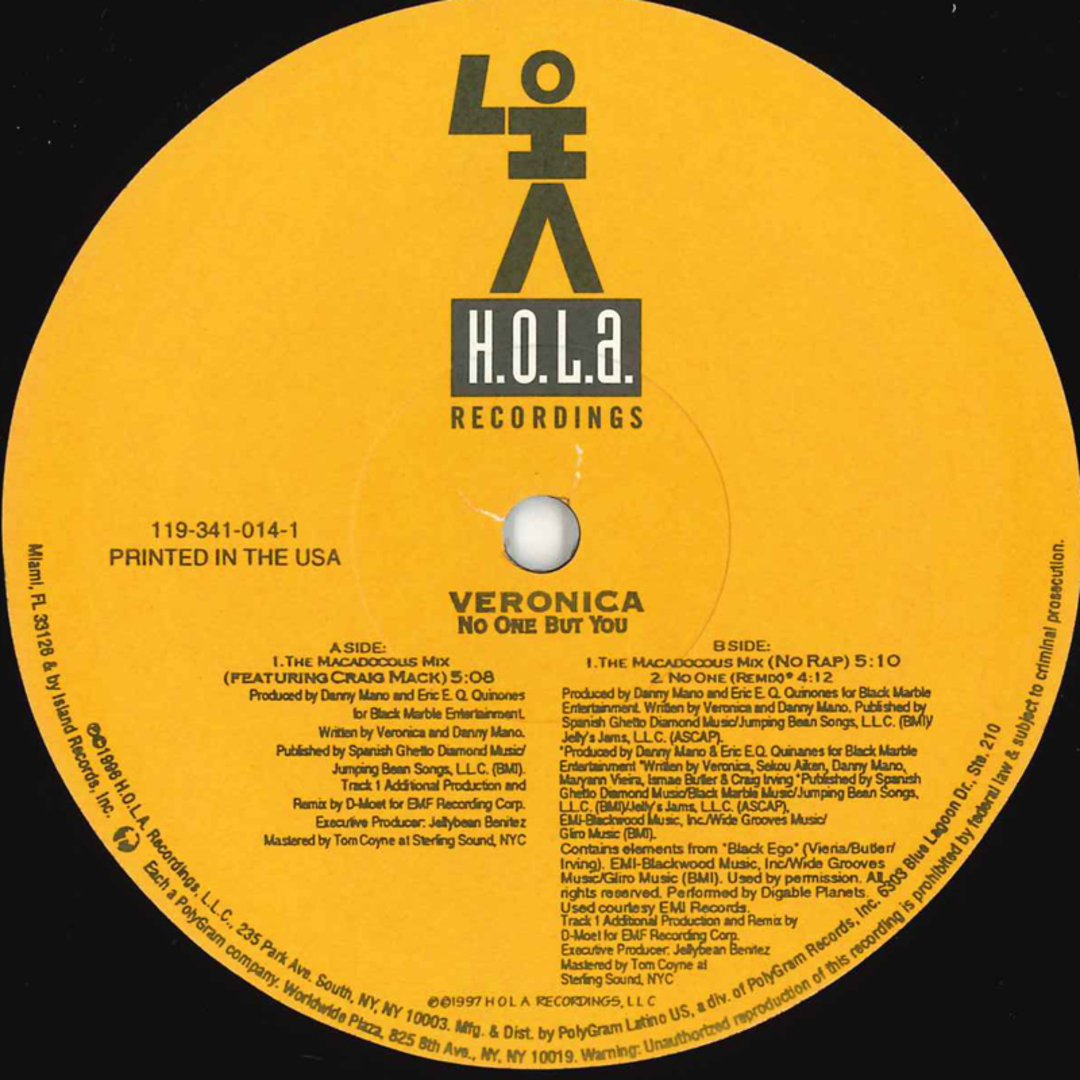 米12” Veronica No One But You 1193410141 H.O.L.A. /00250 エンタメ/ホビーのエンタメ その他(その他)の商品写真