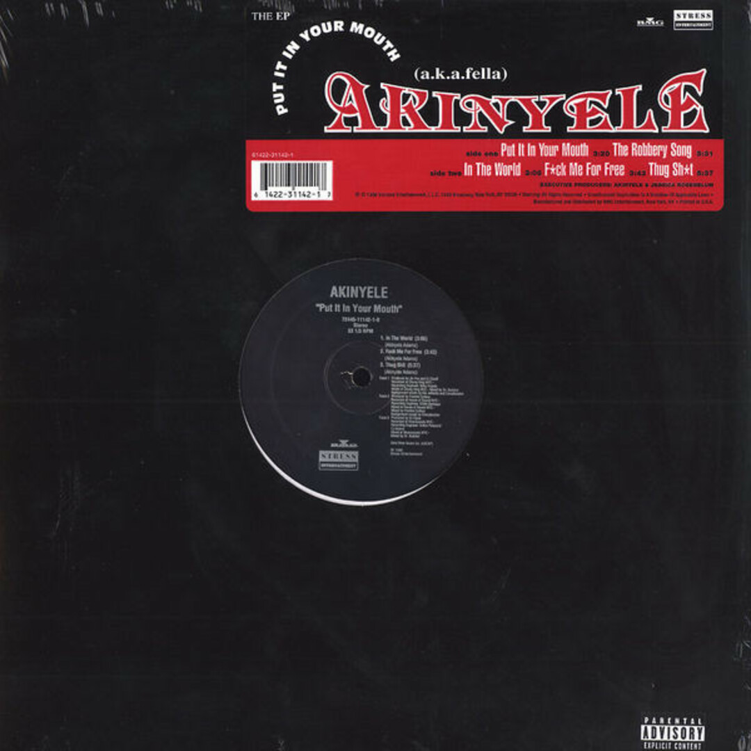 米12” Akinyele Put It In Your Mouth 61422311421 Stress Entertainment /00250 エンタメ/ホビーのエンタメ その他(その他)の商品写真