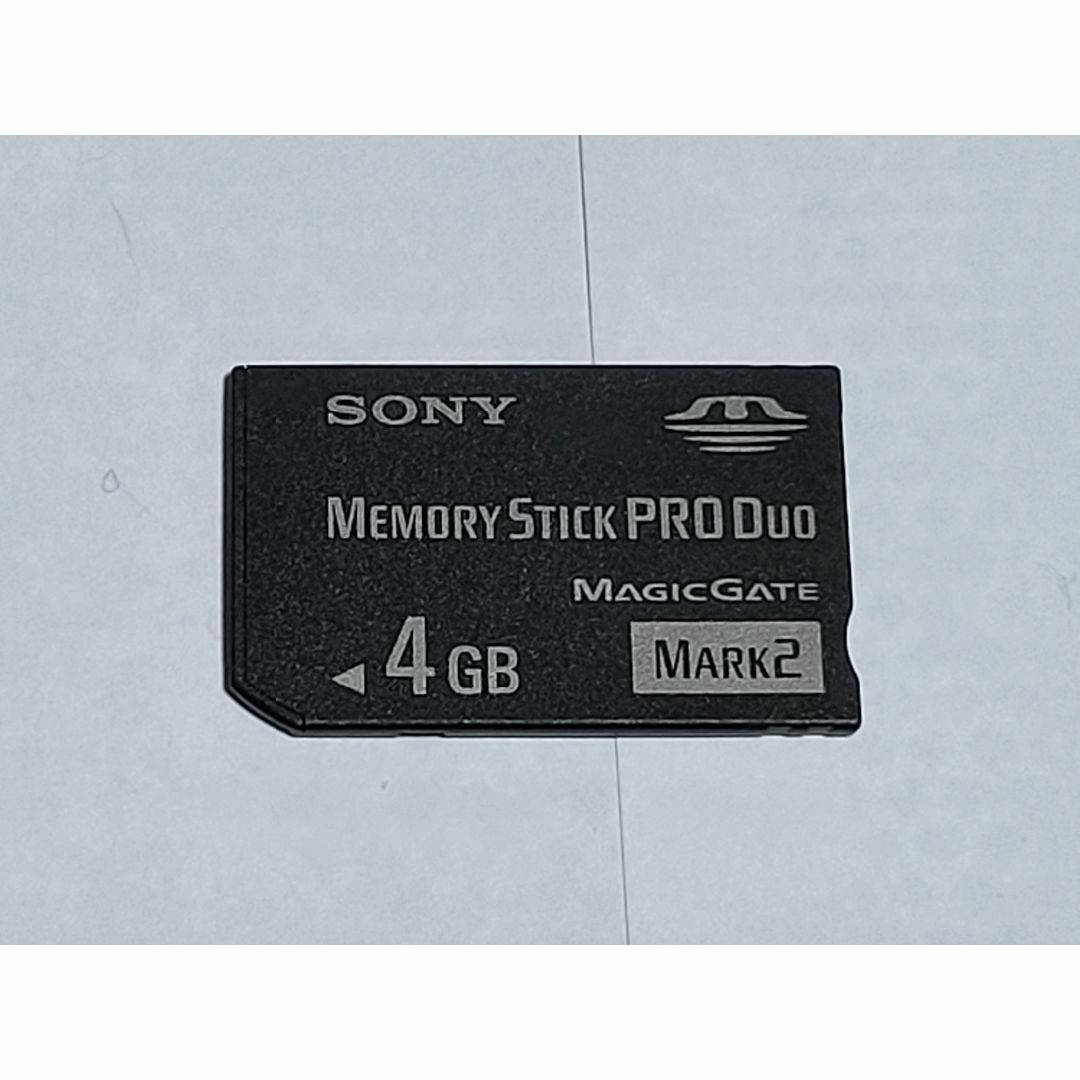 SONY(ソニー)のフォーマット済 SONY メモリスティック Pro Duo 4GB MARK2 エンタメ/ホビーのゲームソフト/ゲーム機本体(その他)の商品写真