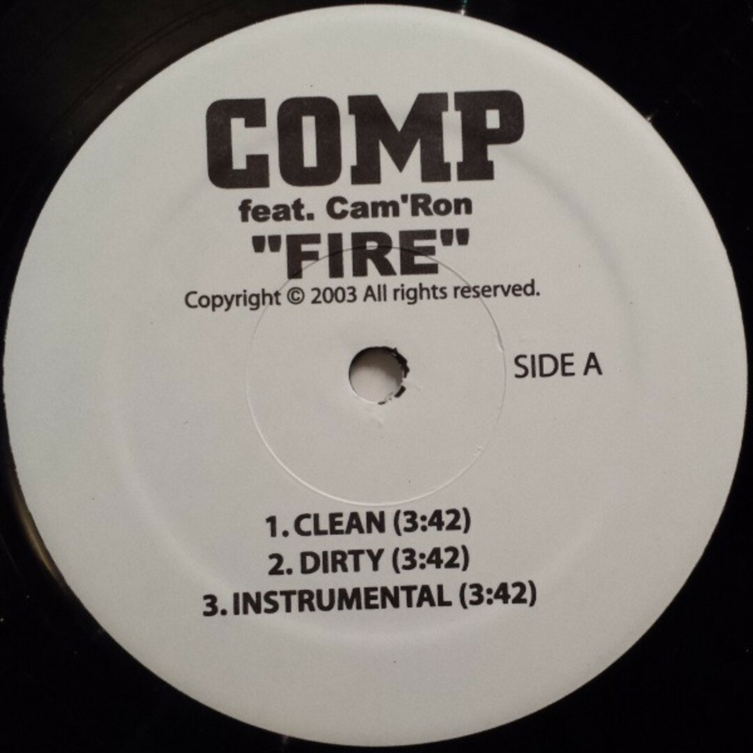 米12” Comp Fire / Do Sumthin NONE Not On Label /00250 エンタメ/ホビーのエンタメ その他(その他)の商品写真