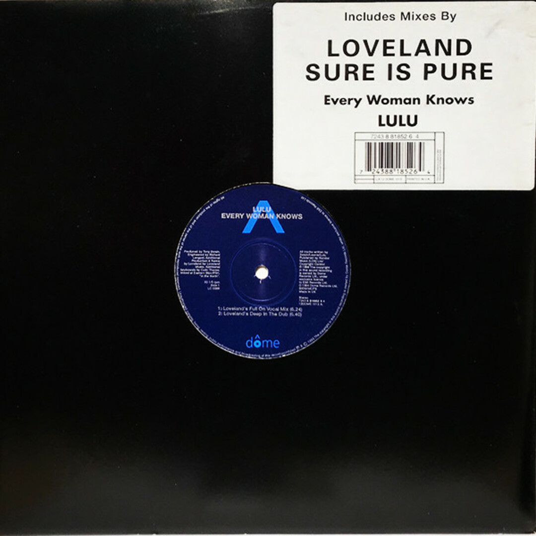英12” Lulu Every Woman Knows 12DOME1013 Dome Records, Dome R /00250 エンタメ/ホビーのエンタメ その他(その他)の商品写真