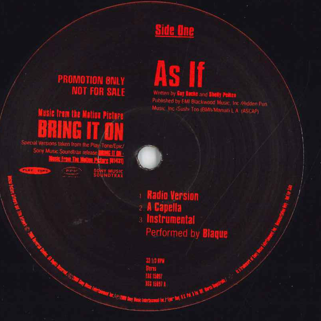 国不明12” Blaque As If ASIF Not On Label, Play-T /00250 エンタメ/ホビーのエンタメ その他(その他)の商品写真