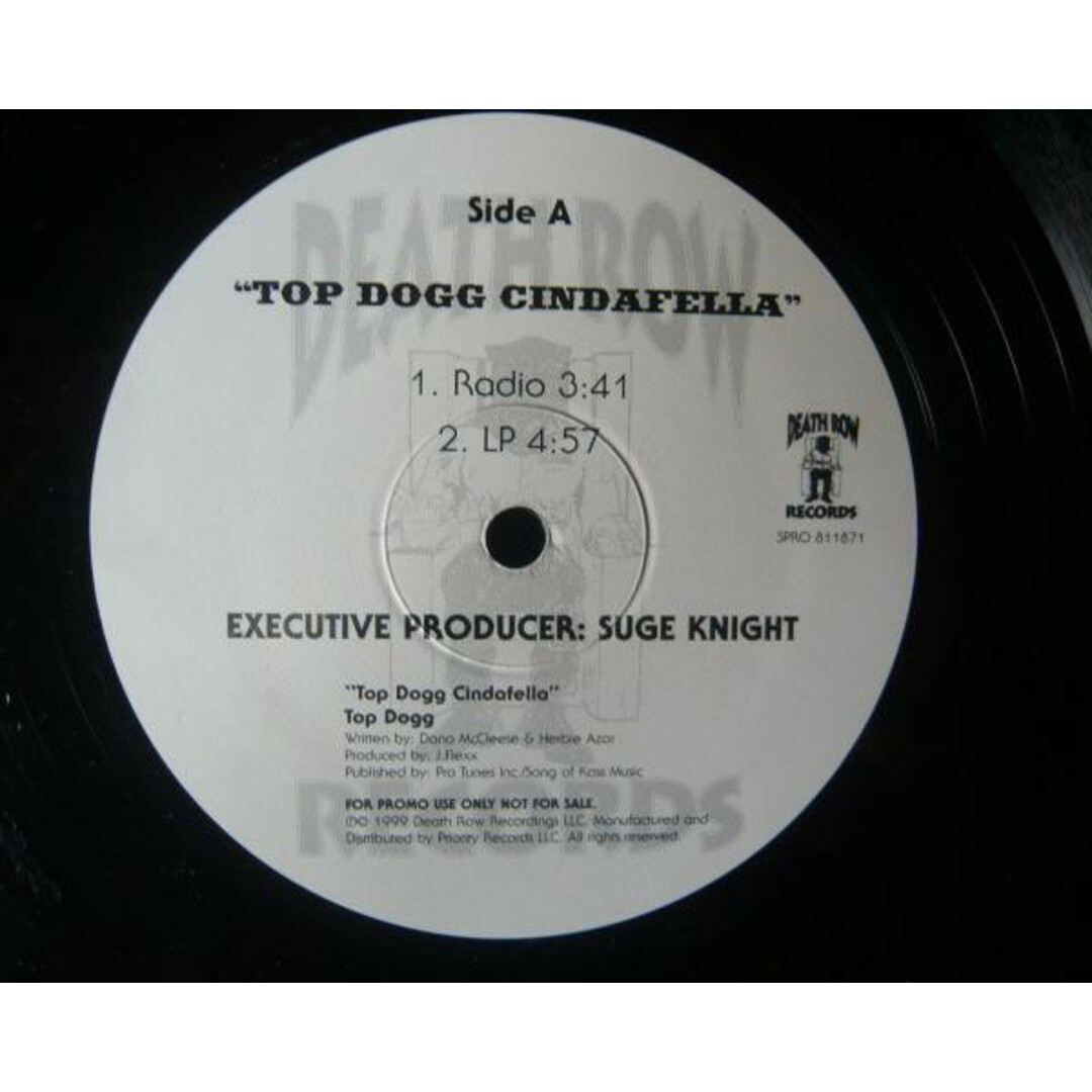 米12” Top Dogg Top Dogg Cindafella SPRO811871 Death Row Records /00250 エンタメ/ホビーのエンタメ その他(その他)の商品写真