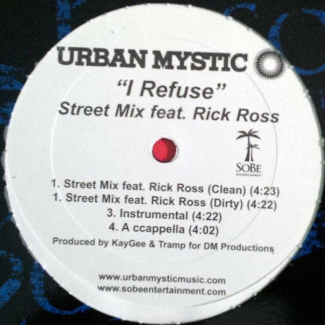 米12” Urban Mystic I Refuse NONE SoBe Entertainment /00250 エンタメ/ホビーのエンタメ その他(その他)の商品写真