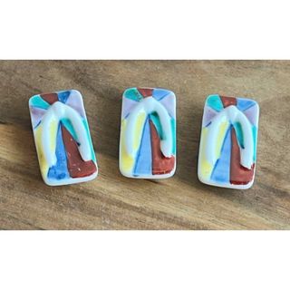 【新品】草履の箸置き(3つ)(テーブル用品)