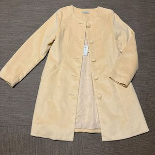【タグ付き新品】かわいらしいAラインコート（ティティアンドコー）(ロングコート)