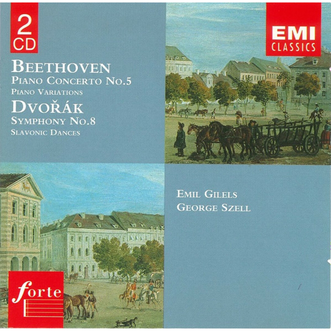 輸入2CD Ludwig van Beethoven / Antonin Piano Concerto No.5 / Symphony No.8 724356950924 EMI Classics /00220 エンタメ/ホビーのCD(クラシック)の商品写真