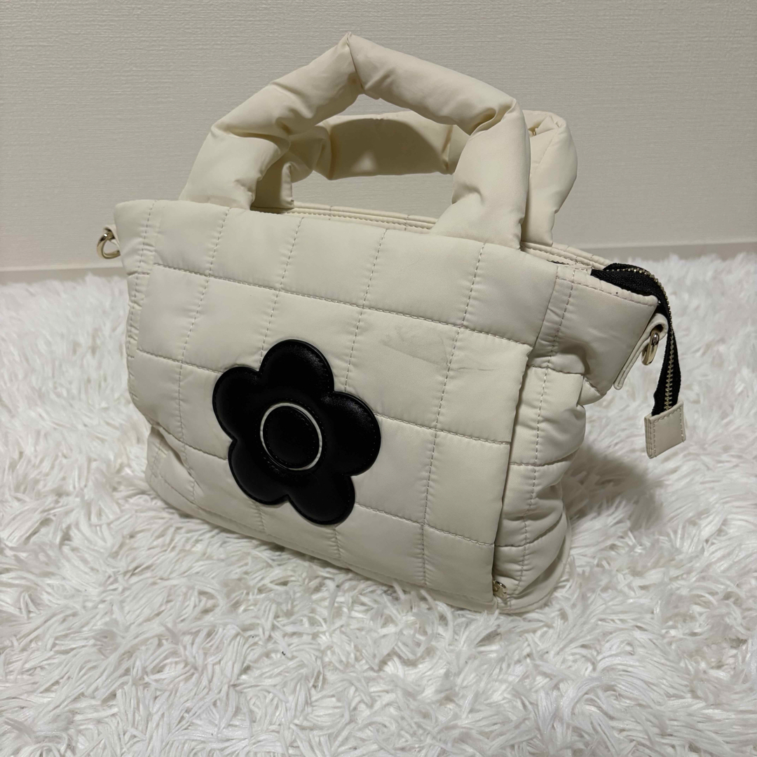MARY QUANT - 【美品】MARY QUANT マットサテンキルトデイジー