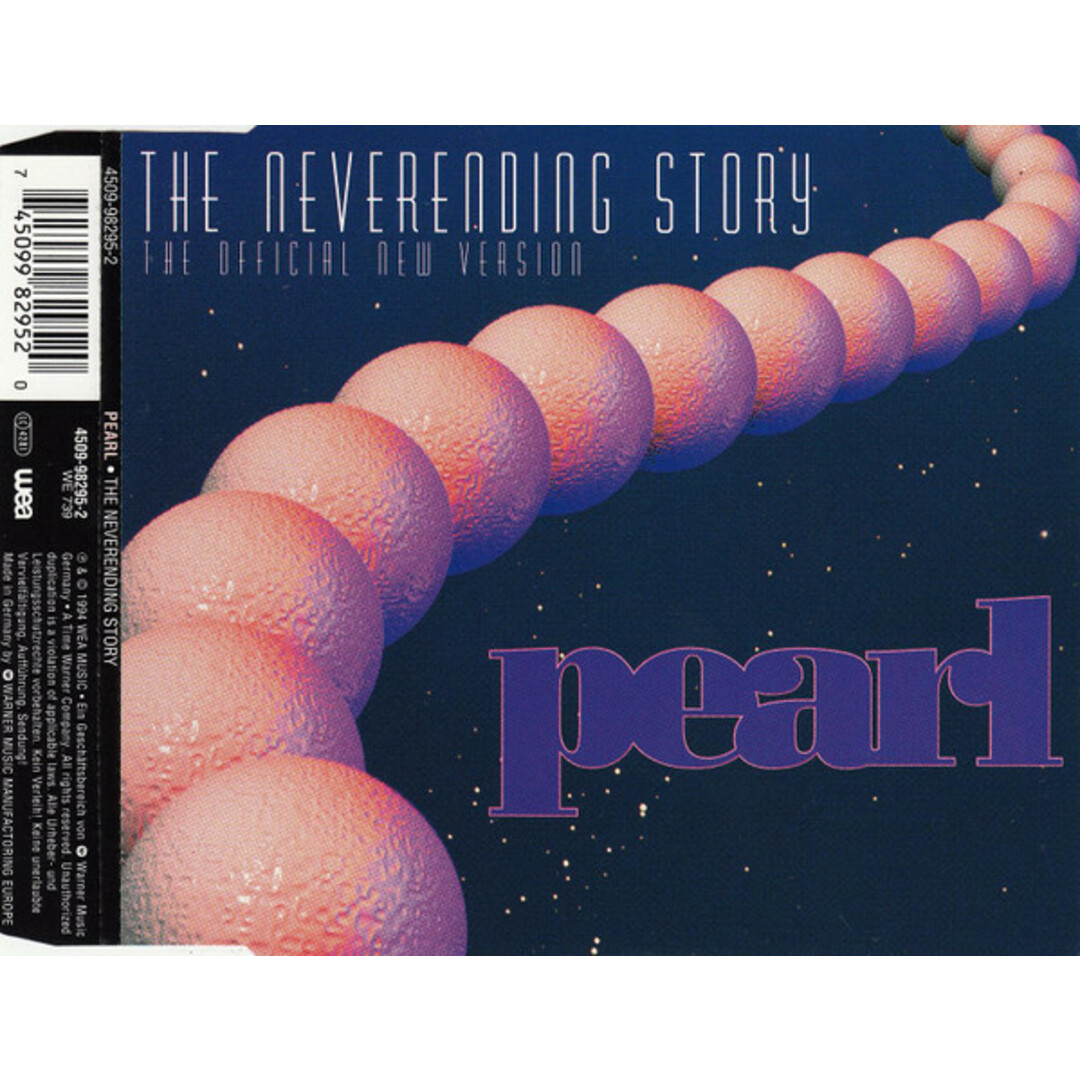 CD Pearl The Neverending Story (The Official New Version) 4509982952 WEA /00110 エンタメ/ホビーのCD(クラブ/ダンス)の商品写真