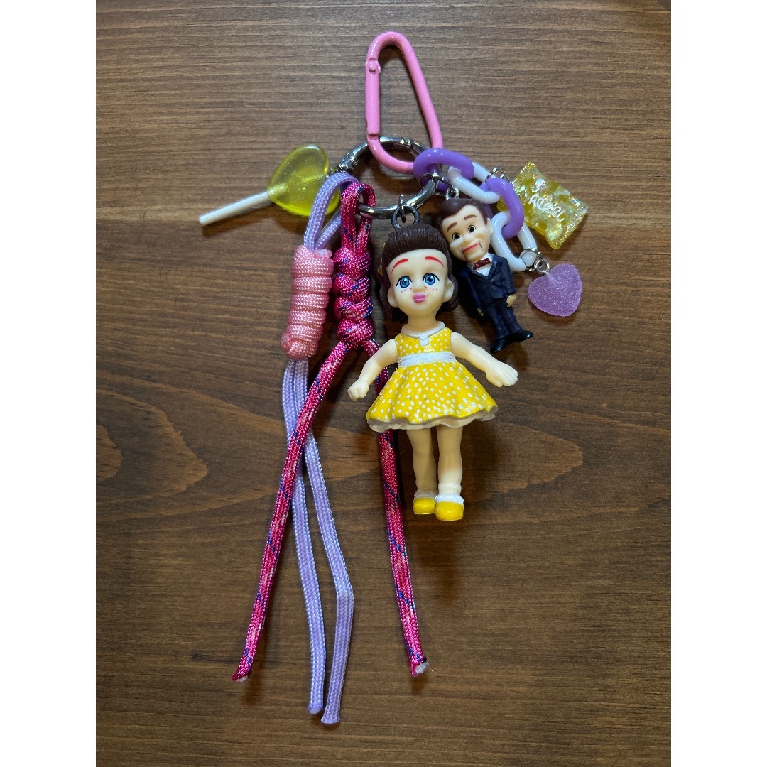 じゃらじゃらキーホルダー ハンドメイドのアクセサリー(チャーム)の商品写真