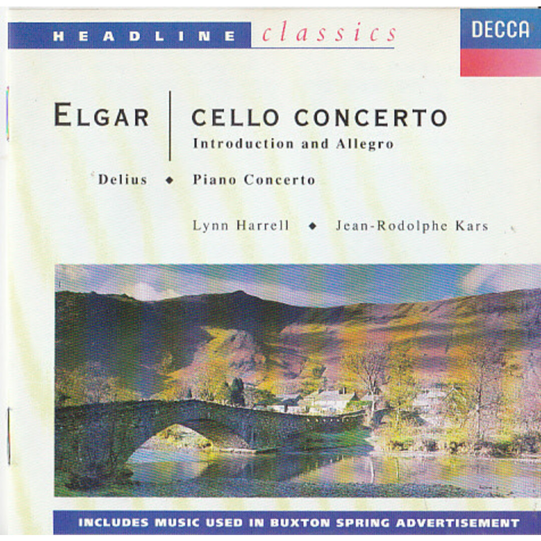 CD Sir Edward Elgar, Frederick De Cello Concerto - Introduction And Allegro - Piano C 4336332 Decca /00110 エンタメ/ホビーのCD(クラシック)の商品写真